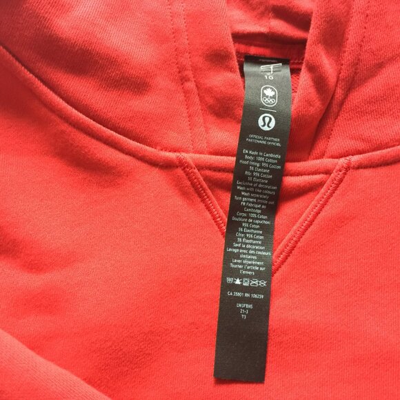 LULULEMON TEAM CANADA ALL YOURS CROPPED HOODIE - Picture 7 of 7